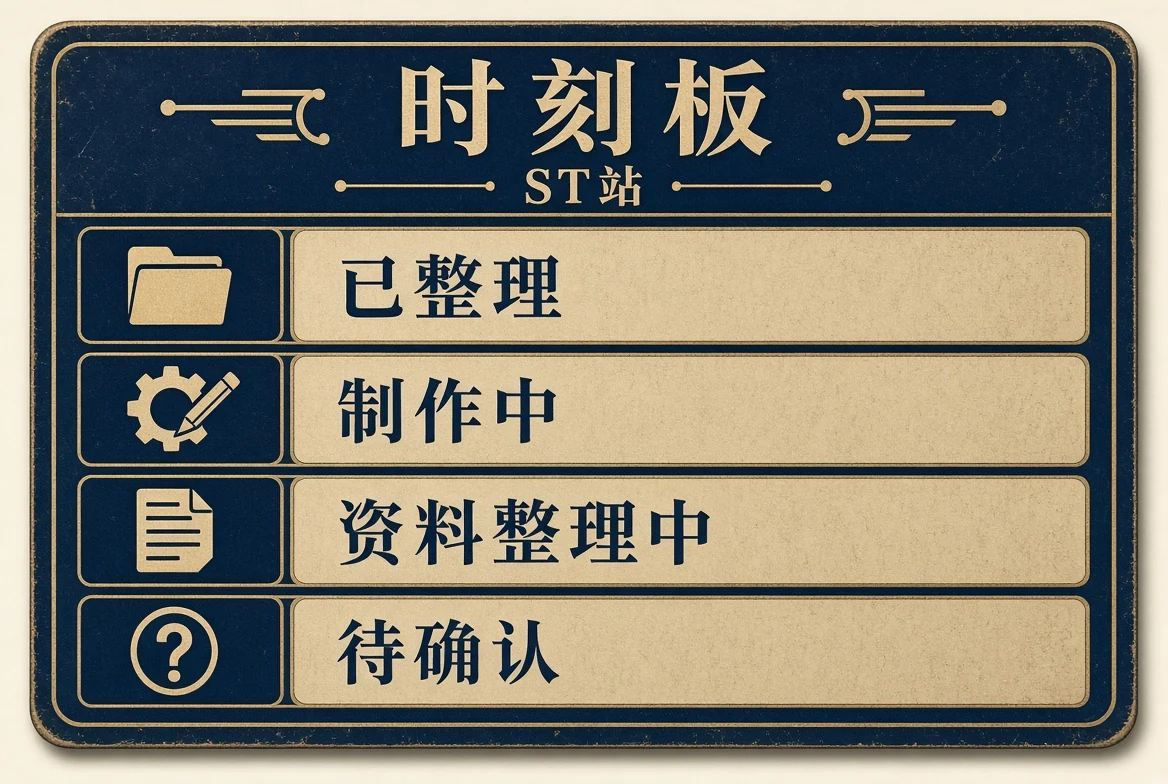 时刻板导览